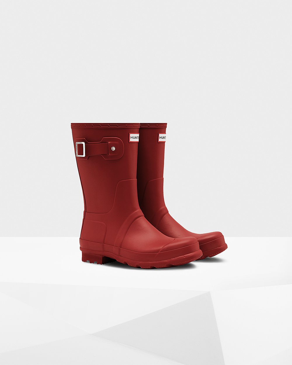 Botas De Cortas Original Hunter Hombre - Rojos - 401352WKC